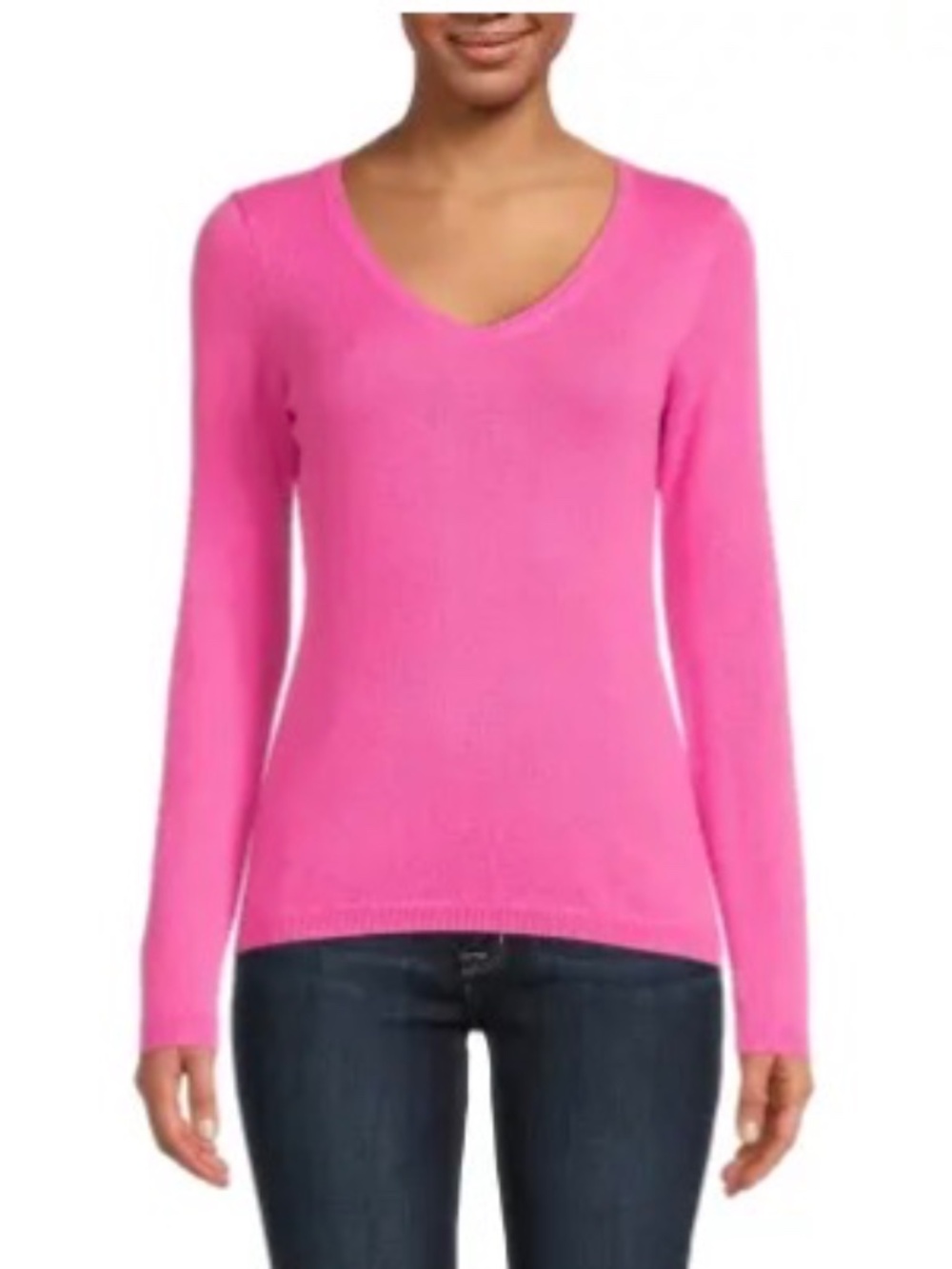 NWT Sofiacashmere Sweater Cashmere Peach Pink Size XS